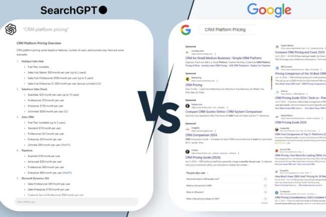 Searchgpt-vs-google